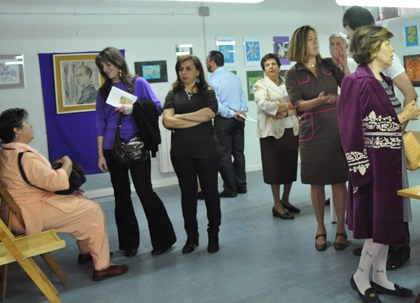 Inauguración de la exposición de Carmen Almansa