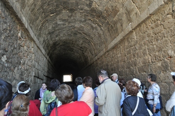 foto del grupo en el Túnel del Zacatín