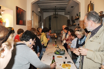 Foto del grupo en las Bodegas de Jesús Díaz