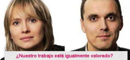 Imagen de Hombre y Mujer y la leyenda: ¿Nuestro trabajo está igualmente valorado?