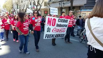 No al cierre de Coca Cola Fuenlabrada