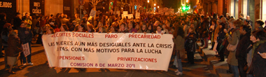 Manifestación Día de la Mujer en Madrid