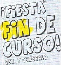 Foto Cartel Fiesta Fin de curso