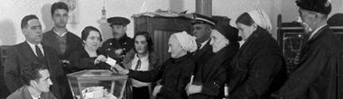 Foto de Mujeres votando en 1933