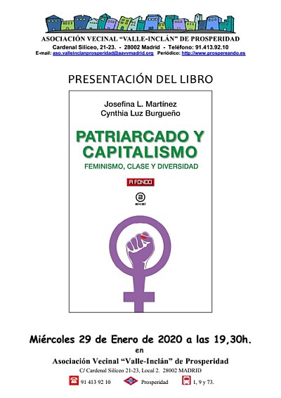 Presentación Del Libro Patriarcado Y Capitalismo Prospereandoes 0018